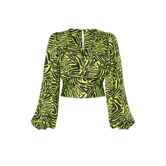 Ronny Kobo x RTR Green Zebra Top - Size 4 - Picture 8 of 8